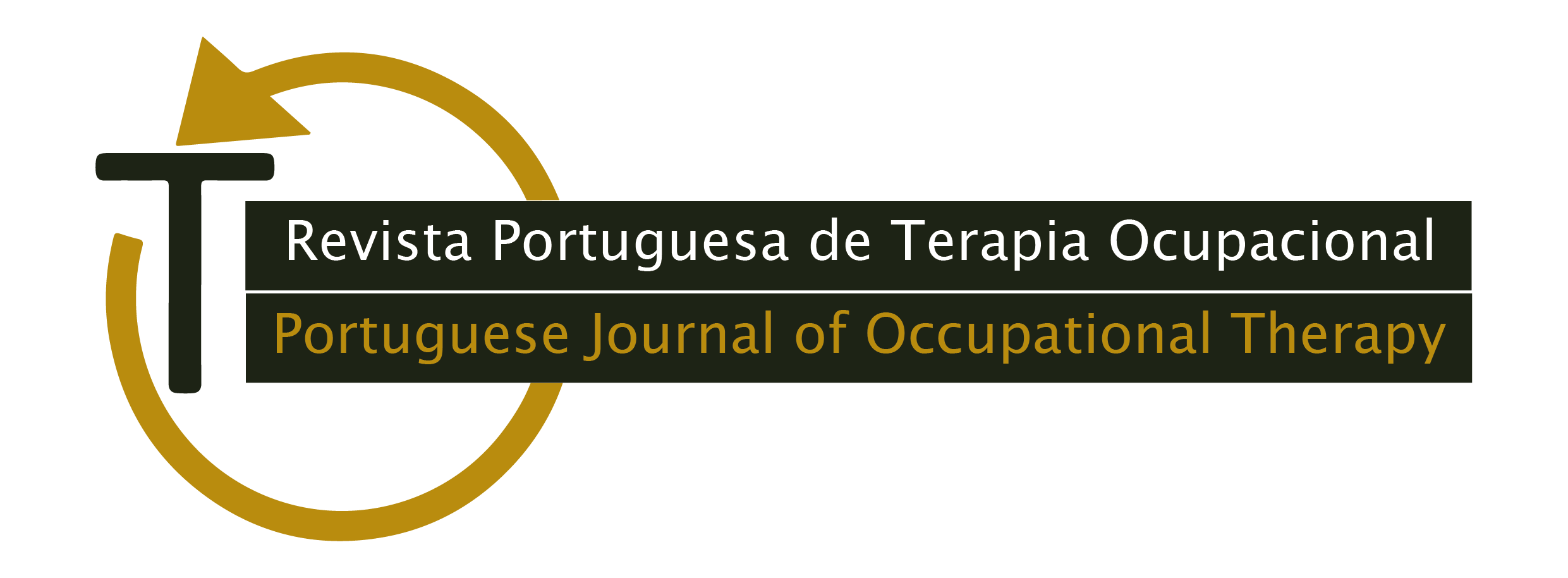 Imagem da Página Inicial - Logótipo da Revista Portuguesa de Terapia Ocupacional 